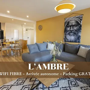L'ambre - 1 A 4p - Wifi Fibre - Parking Gratuit Pont-dʼAin
